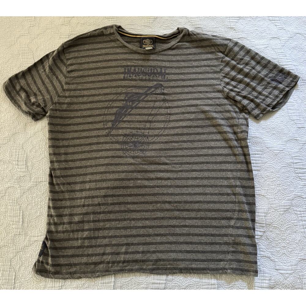 Disney Cruise Line DCL Wish Inaugural Sailing Gray Striped‎ T-Shirt Adult Large - Picture 2 of 9
